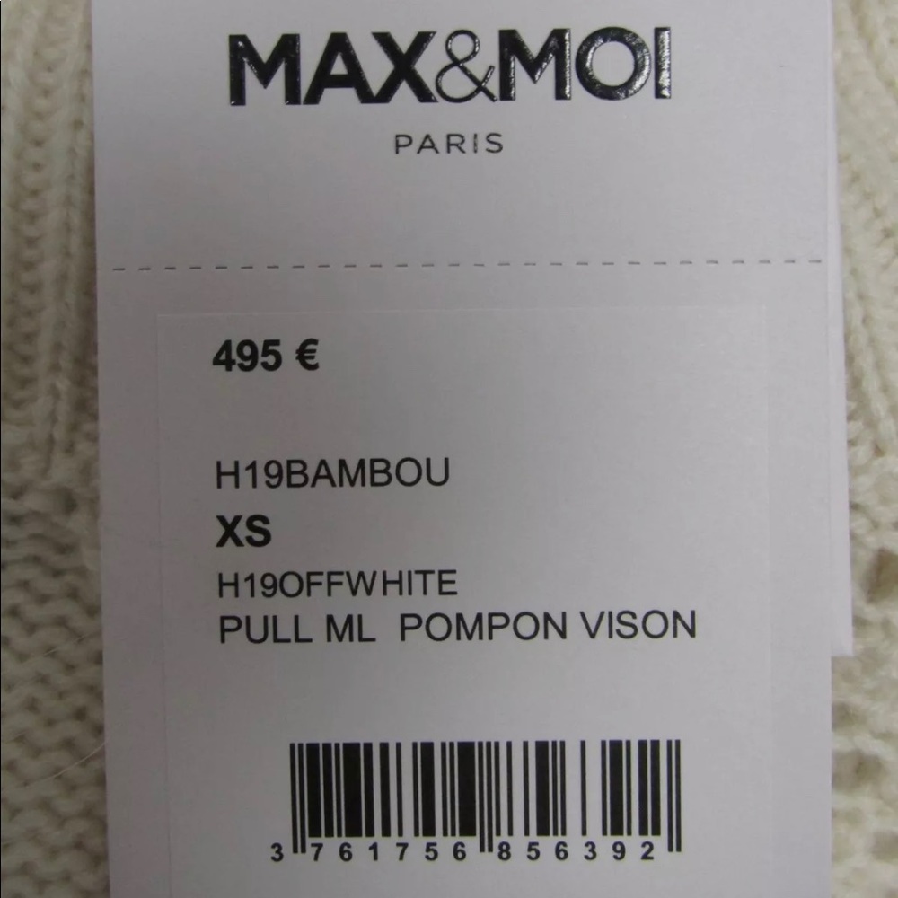 ❄️Max & Moi Bambou Pom-Pom Sweater Off White❄️ - Picture 6 of 6